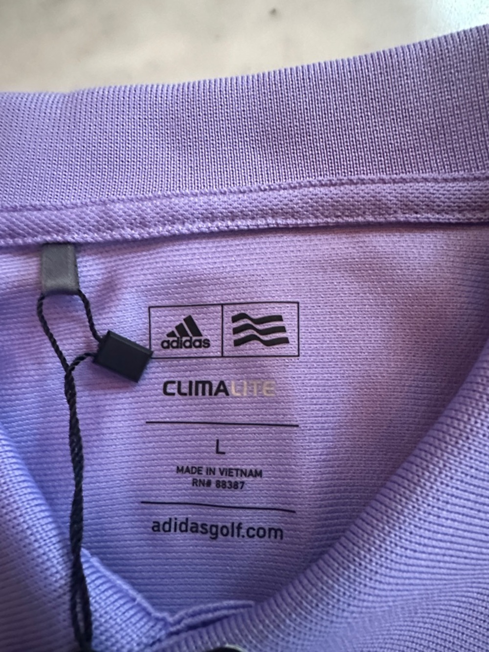 Little League Polo Shirt Adidas Golf. Large. NWT - Picture 4 of 6